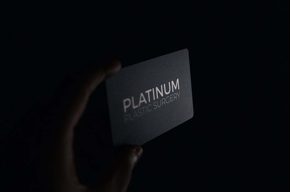 Image showing hand holding the Platinum Club card